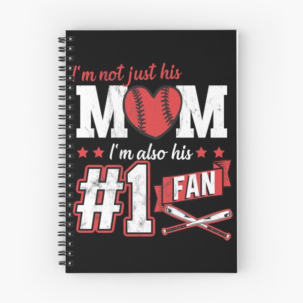 Item preview, I'm Not Just His Mom I'm Also His No 1 Baseball Mom Essential T-Shirt designed and sold by heajosephgi3.