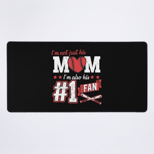 Item preview, I'm Not Just His Mom I'm Also His No 1 Baseball Mom Essential T-Shirt designed and sold by heajosephgi3.