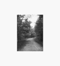 Along a Dark and Lonely Path Art Board