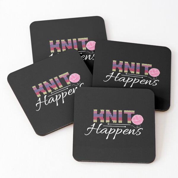 Item preview, Knit Happens Funny Quilt Knitting Hobby Humor For A Knitter designed and sold by StrongShirts.