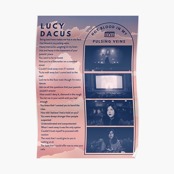 " Lucy Dacus Home Video Hot & Heavy Poster " Poster For Sale By ...