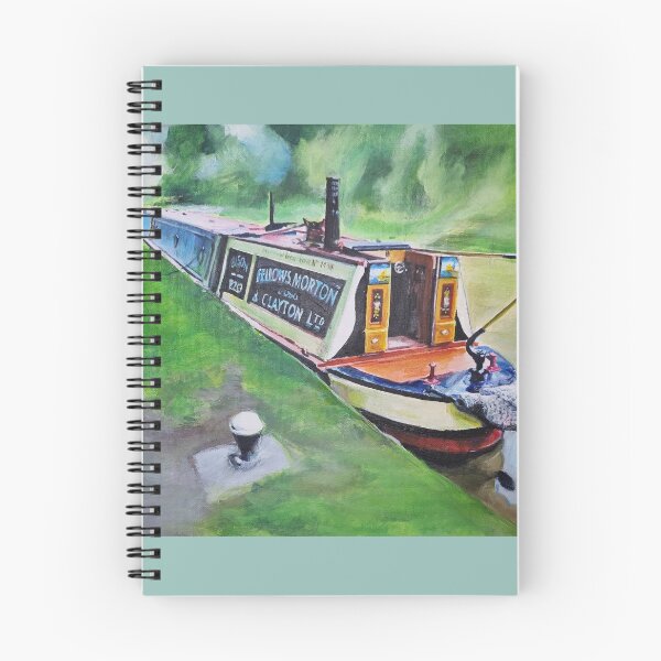 Item preview, British Canal Barge  designed and sold by LornaBowdenART.