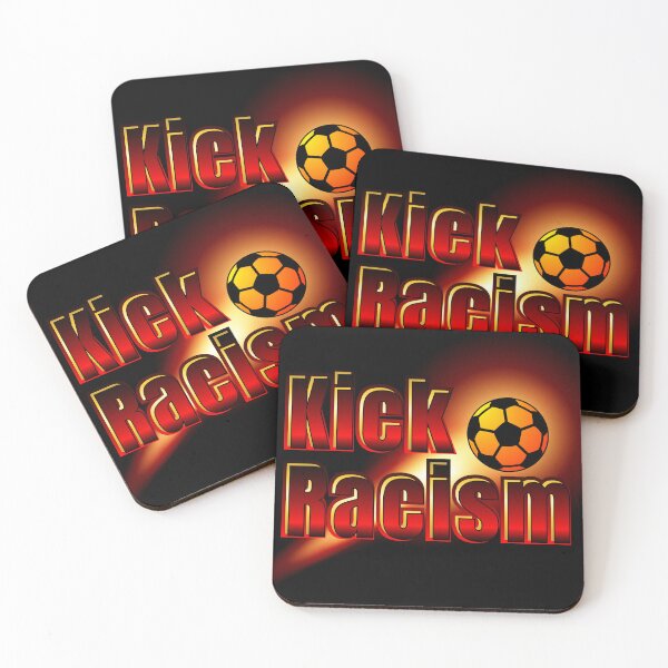 Item preview, Kick Out Racism Football Fire Light illustration designed and sold by ZieProject.