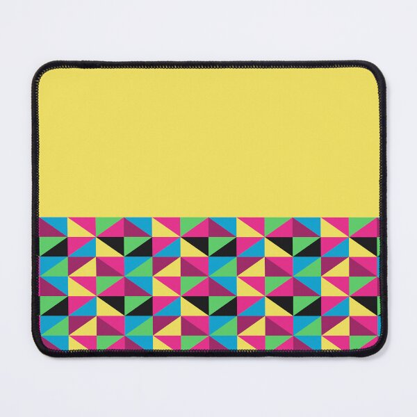 Item preview, Funky Triangles on Yellow designed and sold by Blue-Banana.