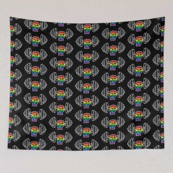 Item preview, Gay Pride Gym T-shirt Rainbow flag designed and sold by SusanaDesigns.