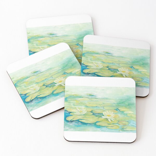 Item preview, Waterlilies on the Marsh- Silo art designed and sold by Jeannie White.