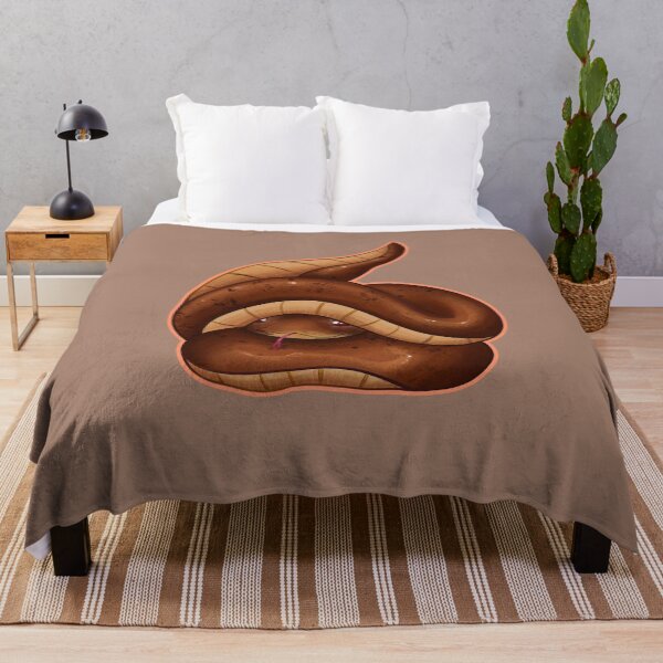 Item preview, Kawaii Brown Snake designed and sold by With Love, InspireMari.