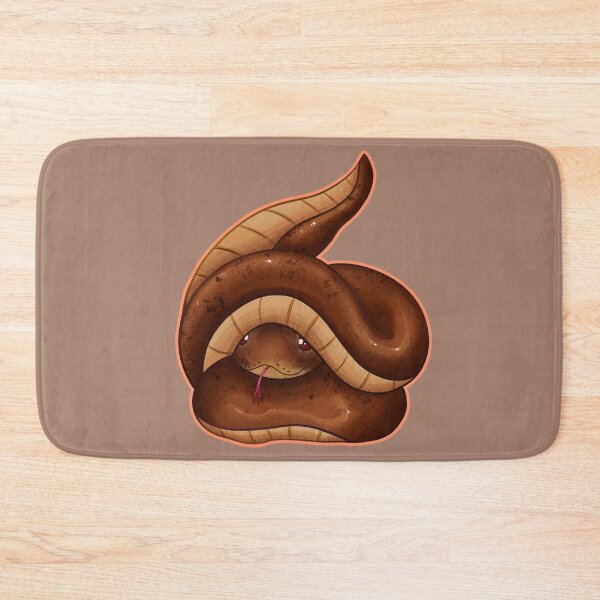 Item preview, Kawaii Brown Snake designed and sold by With Love, InspireMari.