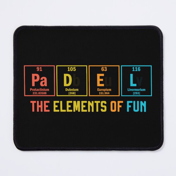 Item preview, Padel The Elements of Fun Periodic Table Paddle Tennis Racket Science designed and sold by grinta2021.