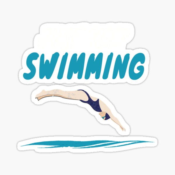 Vinyl swim Sticker water bottle sticker swim gift swim team -   Österreich