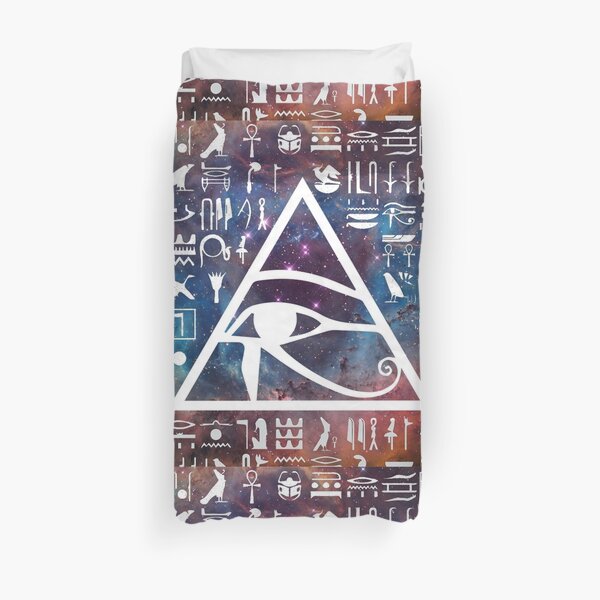Horus oeil galaxie Housse de couette
