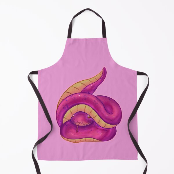 Item preview, Kawaii Pink Snake designed and sold by With Love, InspireMari.