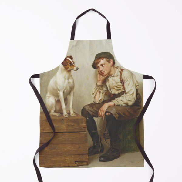 Item preview, Mutual Admiration painting of Dog and Boy, by John George Brown designed and sold by sunnyartgarden.