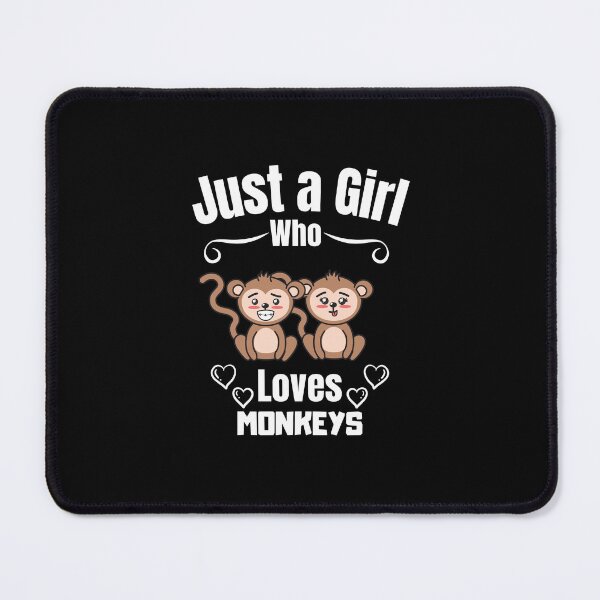 Item preview, Just a Girl Who loves Monkeys designed and sold by WaguinhoTex.
