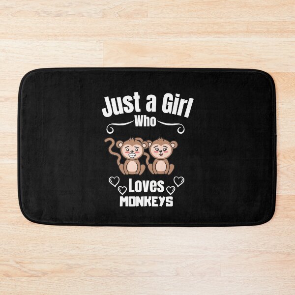Item preview, Just a Girl Who loves Monkeys designed and sold by WaguinhoTex.