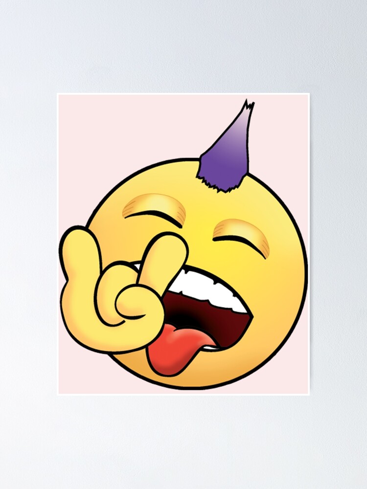 Emoji Emoticons Pillowrock On Emoji Poster For Sale By Dukedelena Redbubble 7791