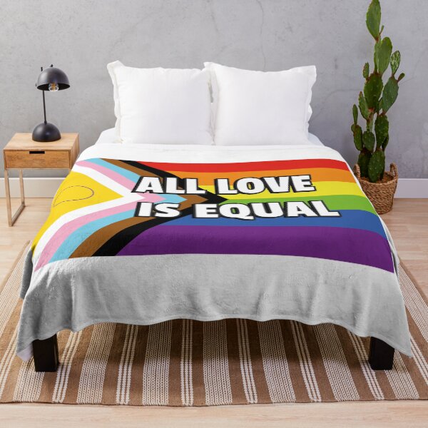 Item preview, Inclusive Pride Progress Flag ALL LOVE IS EQUAL designed and sold by Inspirationmotivation.