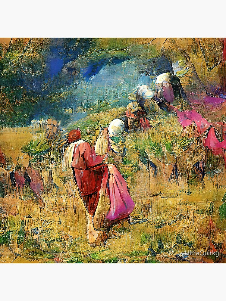 Gleaning in the Barley Field. Book of Ruth 2:2. by UltraQuirky