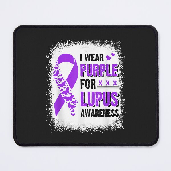 Item preview, I Wear Purple For Lupus Awareness Butterfly Ribbon Bleached designed and sold by Corelli87.