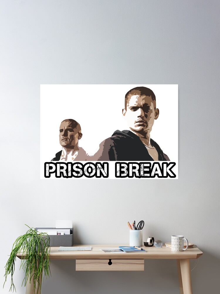 Prison Break Wentworth Miller Dominic Purcell Poster De Papel