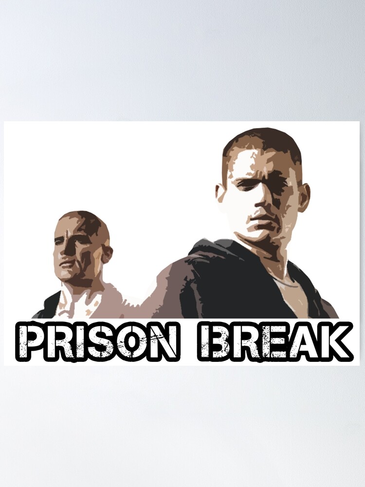 Prison Break Wentworth Miller Dominic Purcell Poster De Papel