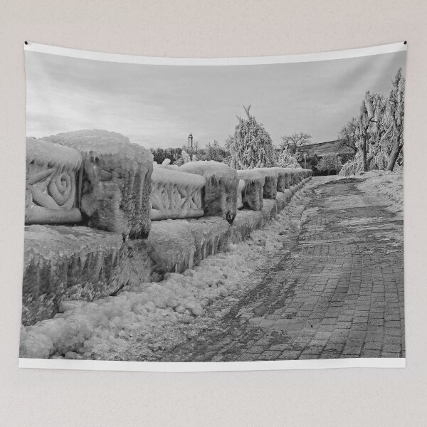 Item preview, Walking The Frozen Niagara Pathway - 4 ©  designed and sold by © Hany G. Jadaa © Prince John Photography.