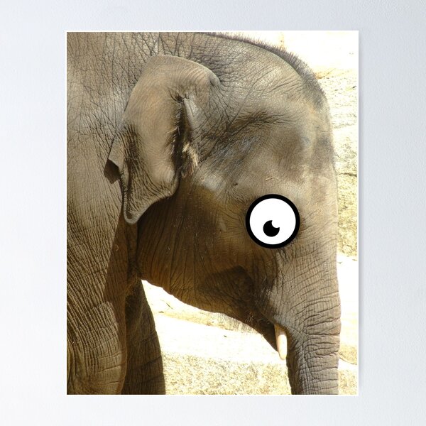 Item preview, Googly Eyed Elephant designed and sold by FullonFulton.