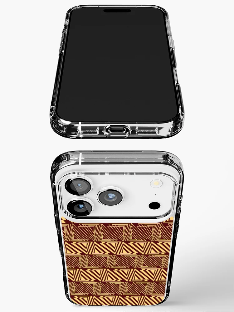 Thumbnail 3 of 5, iPhone Case, triangular chains designed and sold by B. Kukla.