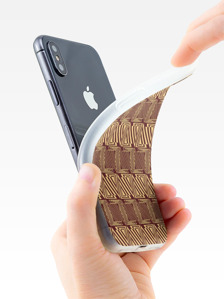 Thumbnail 4 of 5, iPhone Case, triangular chains designed and sold by B. Kukla.