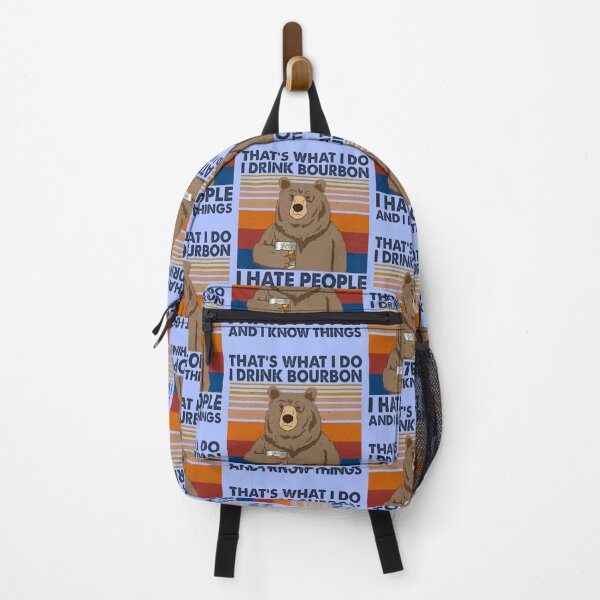 Item preview, Thats What I Do I Drink Bourbon The Bear Hate People Personalized Unisex, Dark, Hot Idea designed and sold by CorySTORE.
