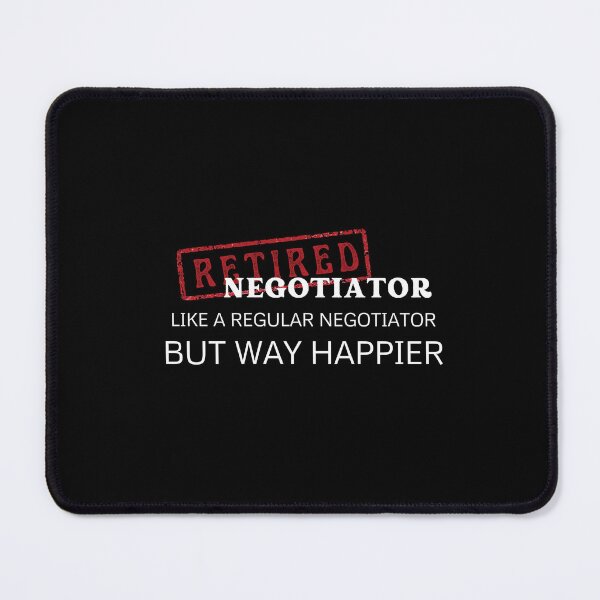 Item preview, Retired negotiator, like a regular negotiator but way happier designed and sold by yococo.