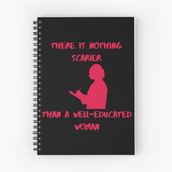 Item preview, NOTHING SCARIER THAN A WELL-EDUCATED WOMAN designed and sold by sweatshop22.
