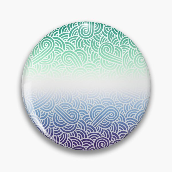 Item preview, Ombré gay man flag and white swirls doodles (5 colors) designed and sold by savousepate.