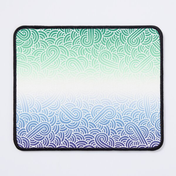 Item preview, Ombré gay man flag and white swirls doodles (5 colors) designed and sold by savousepate.