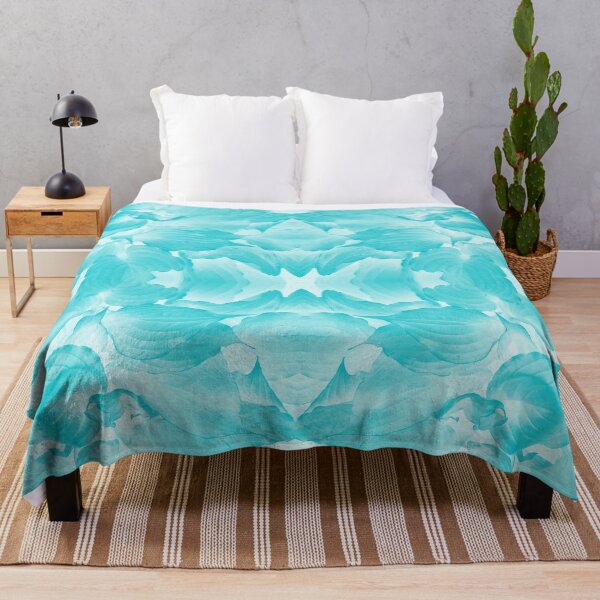Item preview, Hosta Turquoise Wash Pattern designed and sold by SunshineWalker.