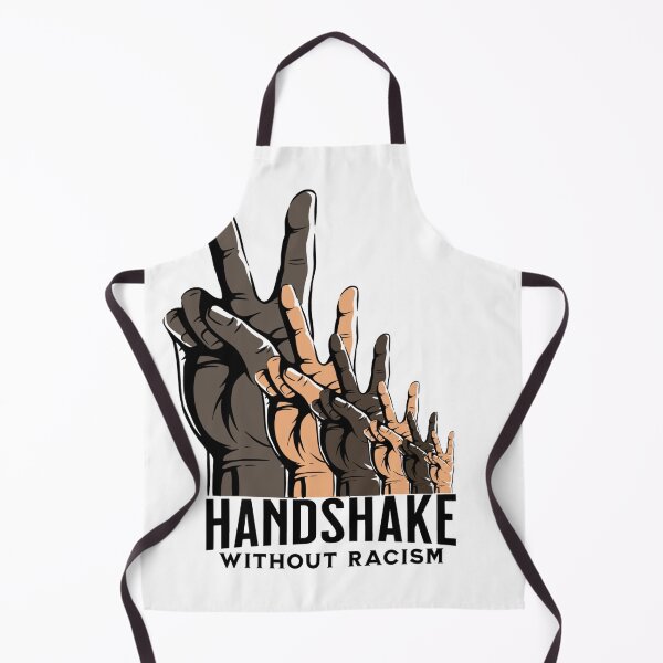 Item preview, Design of a handshake sans racism, and a hilarious handshake designed and sold by Tarikbouchmal.