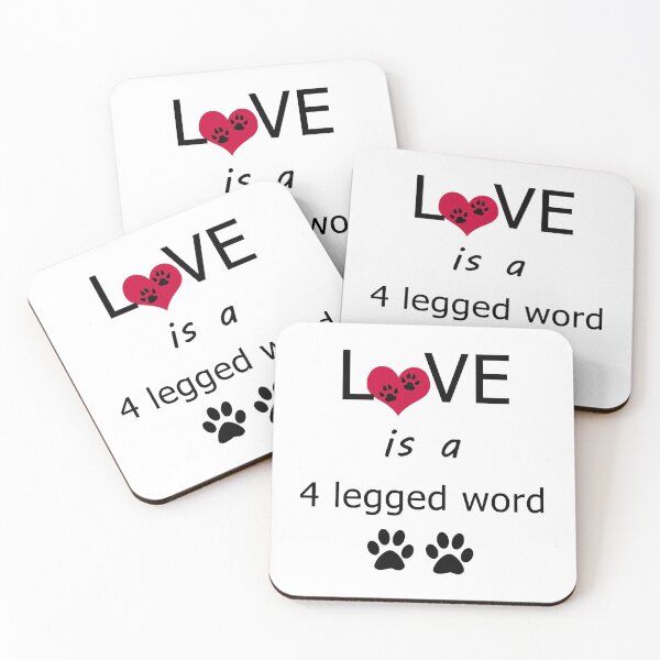 Item preview, Love is a 4 legged Word designed and sold by AuntyReni.