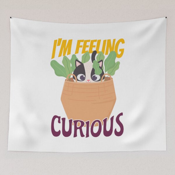 Item preview, Im feeling curious funny designed and sold by javakufi88.