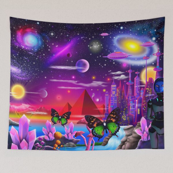 Item preview, Cybersenetic City Version 2 designed and sold by GeraldNewtonArt.