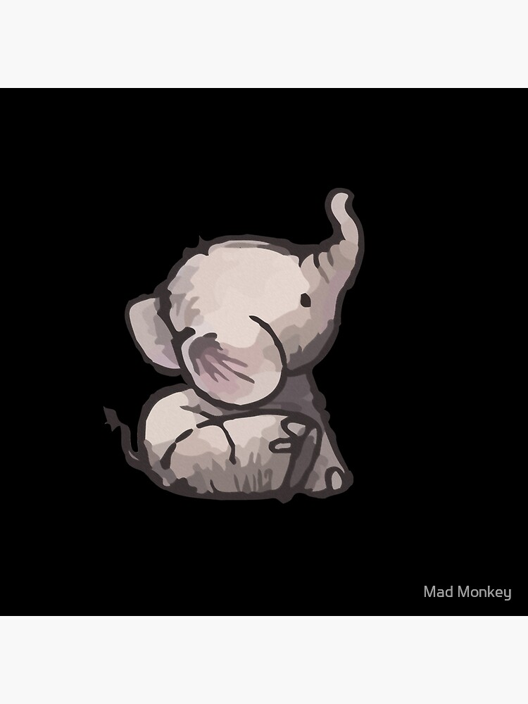 Baby Elefant Grusskarte Von Mad Monkey Redbubble