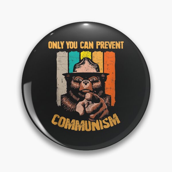 Item preview, Only You Can Prevent Communism Funny Camping Bear Tank Top designed and sold by Corelli87.