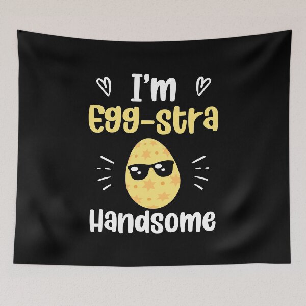 Item preview, I'm Egg-stra Handsome Cute Costume Funny Easter designed and sold by haselshirt.