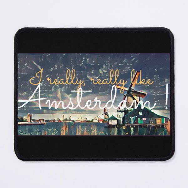 Item preview, I Really Really Like Amsterdam  designed and sold by WearYourMood.