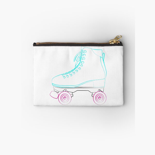 Artikelvorschau, Roller skates shoes derby, Wrotki Rollschuhe Roll schuhe Roll schuhe Boots retro old school sport. Contour lines drawn, drawing entworfen und verkauft von Marcin Adrian.