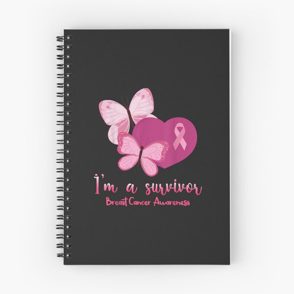 Item preview, Pink 2 Butterfly Heart Im A Survivor Breast Cancer Awareness designed and sold by Corelli87.