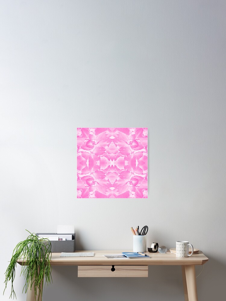 Thumbnail 2 of 3, Poster, Hosta Pink Wash Pattern  designed and sold by SunshineWalker.