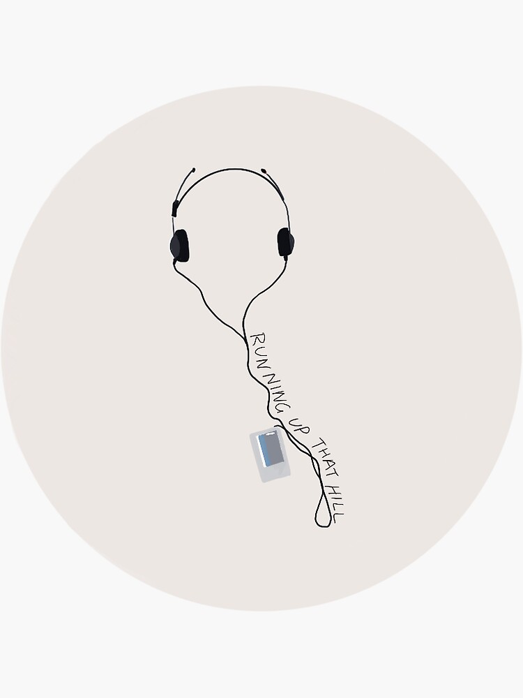 " Max's headphones, Stranger things," Sticker for Sale by ellahm23