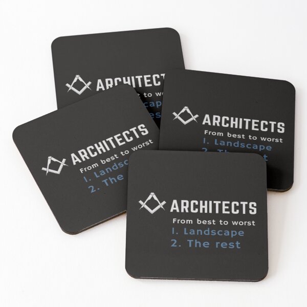 Item preview, Architects From Best To Worst Funny Architect Job designed and sold by Nero9o.