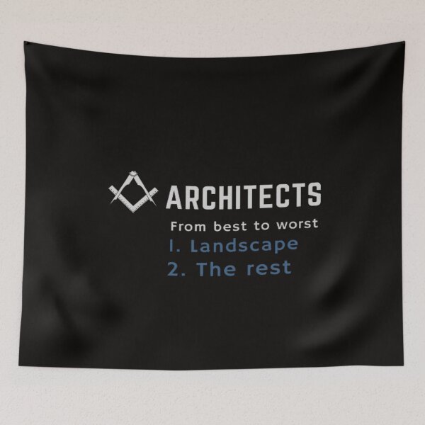 Item preview, Architects From Best To Worst Funny Architect Job designed and sold by Nero9o.