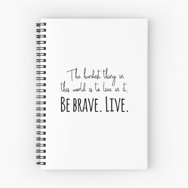 Item preview, Buffy quotes - Be brave. Live.  designed and sold by doodle189.